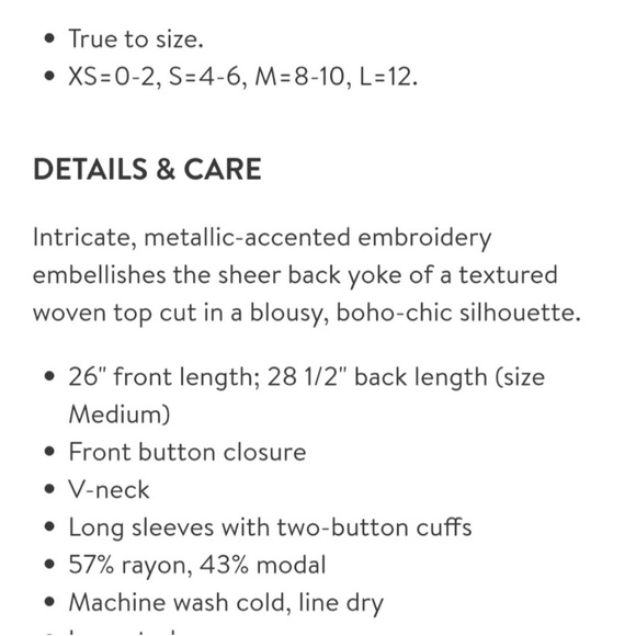 Free People Canyon Rose Embroidered Blouse - Picture 3 of 4